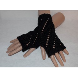 Stulpen - fingerlose Handschuhe - Lochmuster