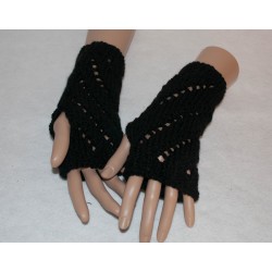 Stulpen - fingerlose Handschuhe - Lochmuster