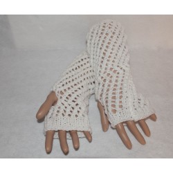 Stulpen - fingerlose Handschuhe - Lochmuster