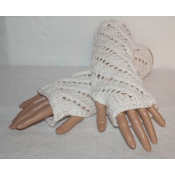 Stulpen - fingerlose Handschuhe - Lochmuster