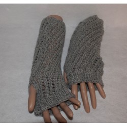 Stulpen - fingerlose Handschuhe - Lochmuster