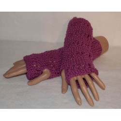 Stulpen - fingerlose Handschuhe - Lochmuster