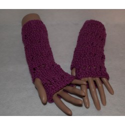 Stulpen - fingerlose Handschuhe - Lochmuster