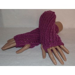 Stulpen - fingerlose Handschuhe - Lochmuster