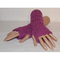 Stulpen - fingerlose Handschuhe - Lochmuster