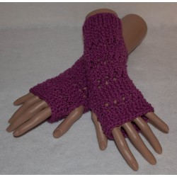 Stulpen - fingerlose Handschuhe - Lochmuster