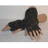 Stulpen - fingerlose Handschuhe - floral