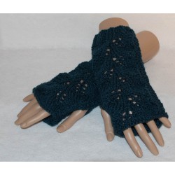 Stulpen - fingerlose Handschuhe - floral