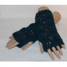 Stulpen - fingerlose Handschuhe - floral