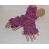 Stulpen - fingerlose Handschuhe - floral