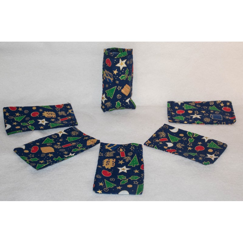 Adventskalender - Säckchen Baumbehang - genäht - handgefertigt