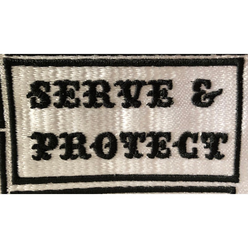 patches - Aufnaeher - serve & protect