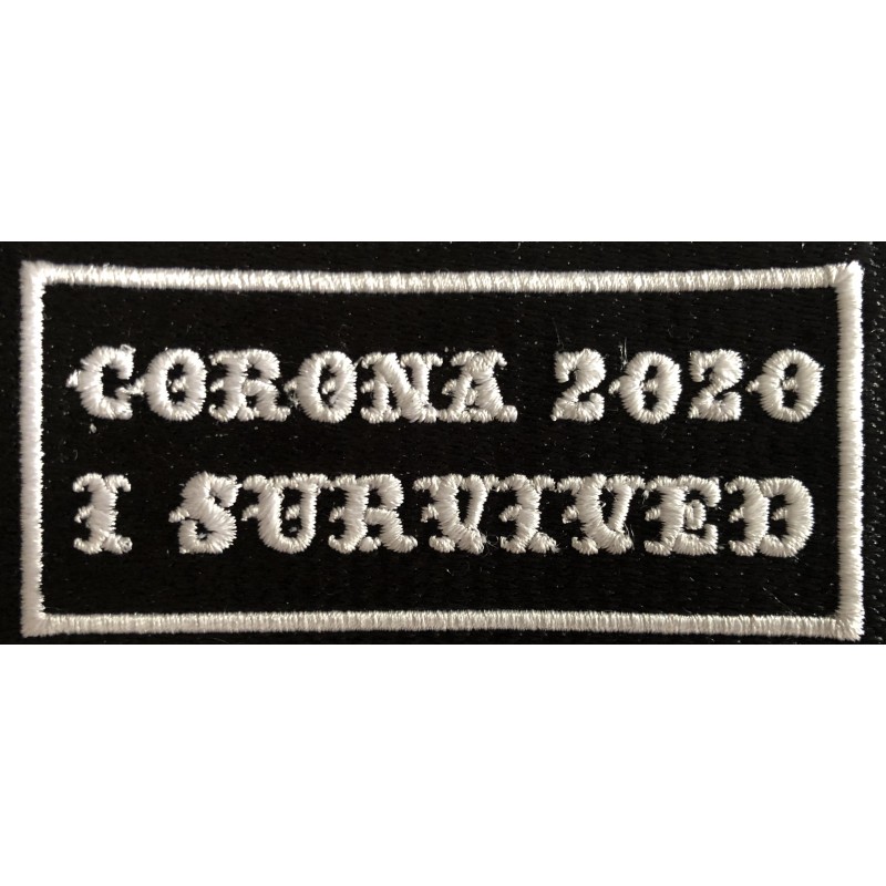 patches - Aufnaeher - corona 2020 I survived