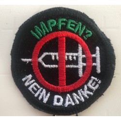 impfen nein danke Aufnäher...