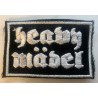 heavy Mädel - Aufnäher - patches