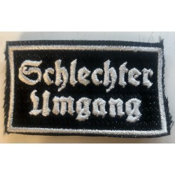 schlechter Umgang - Aufnäher - patches