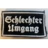 schlechter Umgang - Aufnäher - patches