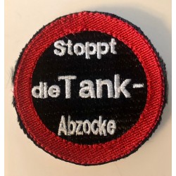 Stoppt Tankabzocke - Aufnäher - patch