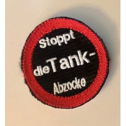 Stoppt Tankabzocke - Aufnäher - patch