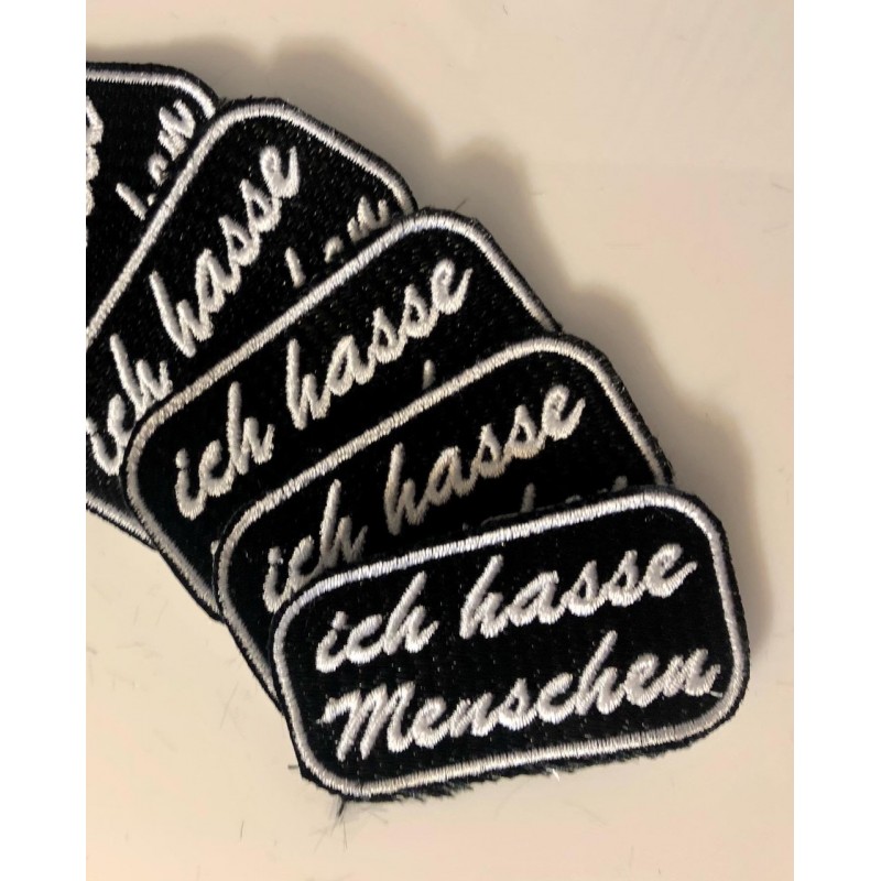 ich hasse Menschen - Aufnäher - patches