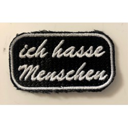 ich hasse Menschen - Aufnäher - patches