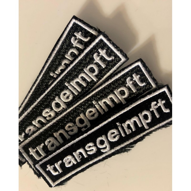 transgeimpft - Aufnäher - patches