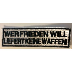 patch - Aufnäher - Frieden...