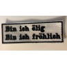 patch - Aufnäher - ölig - gestickt