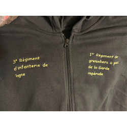 Sweatjacke - bestickt