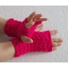 Stulpen  - fingerlose Handschuhe - Zopf