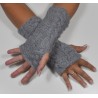 Stulpen  - fingerlose Handschuhe - Zopf
