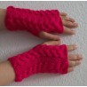 Stulpen  - fingerlose Handschuhe - Zopf