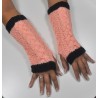 Stulpen - fingerlose Handschuhe - Zopf - mix