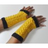 Stulpen - fingerlose Handschuhe - Zopf - mix