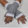Stulpen - fingerlose Handschuhe - Zopf - mix