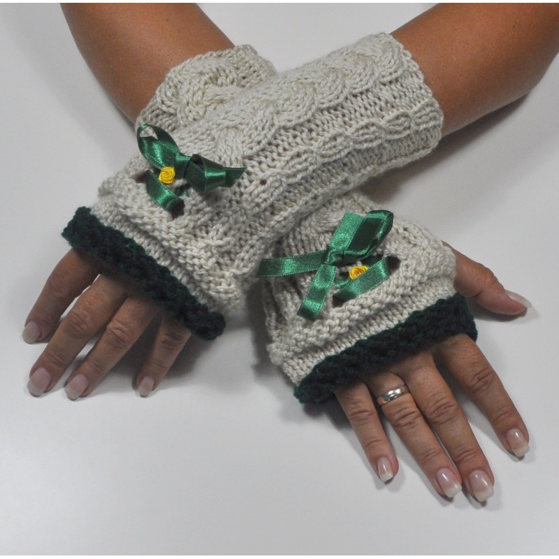 Stulpen - fingerlose Handschuhe - bayerisch