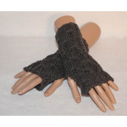 Stulpen - fingerlose Handschuhe - Raute