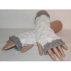 Stulpen - fingerlose Handschuhe - Raute