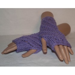 Stulpen - fingerlose Handschuhe - Lochmuster