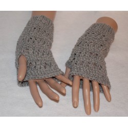 Stulpen - fingerlose Handschuhe - Lochmuster