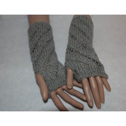 Stulpen - fingerlose Handschuhe - Lochmuster