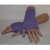 Stulpen - fingerlose Handschuhe - Lochmuster