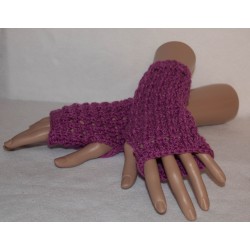 Stulpen - fingerlose Handschuhe - Lochmuster