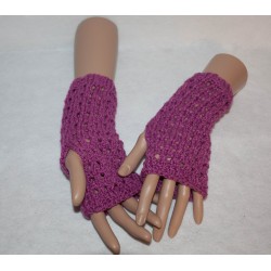 Stulpen - fingerlose Handschuhe - Lochmuster