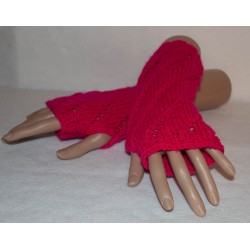 Stulpen - fingerlose Handschuhe - Lochmuster