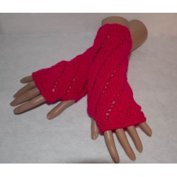 Stulpen - fingerlose Handschuhe - Lochmuster