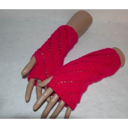 Stulpen - fingerlose Handschuhe - Lochmuster