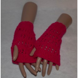 Stulpen - fingerlose Handschuhe - Lochmuster