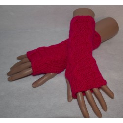 Stulpen - fingerlose Handschuhe - Lochmuster