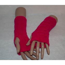 Stulpen - fingerlose Handschuhe - Lochmuster